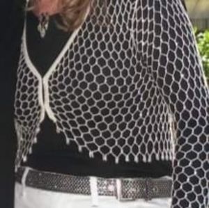 Handmade crystal beaded jacket vest as is